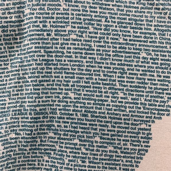 LITOGRAPHS Blouse Womens Large Top Short Sleeve White Blue - Picture 6 of 9